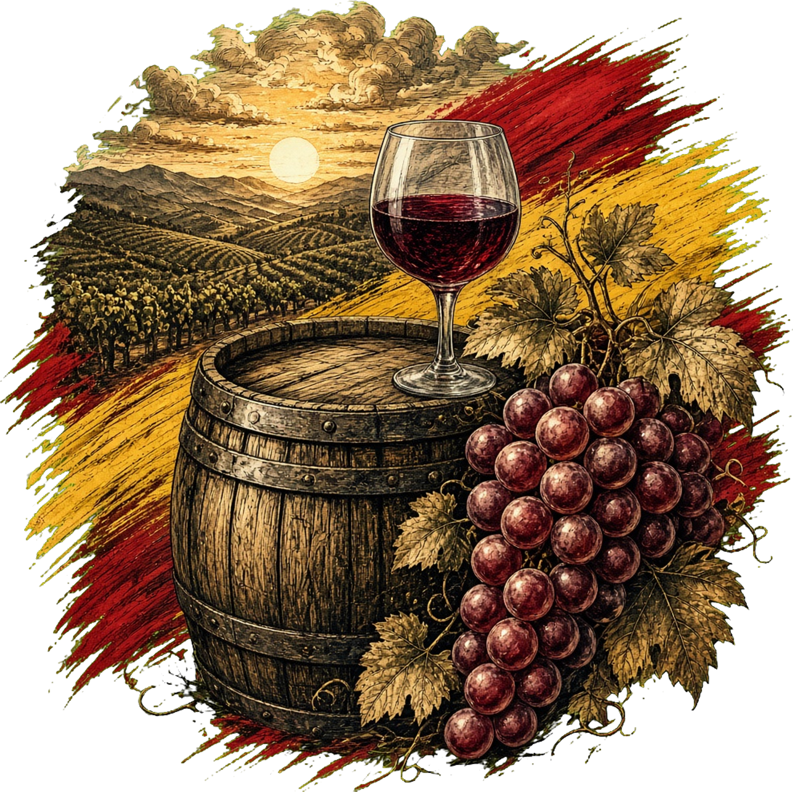 Barrica y Viña
